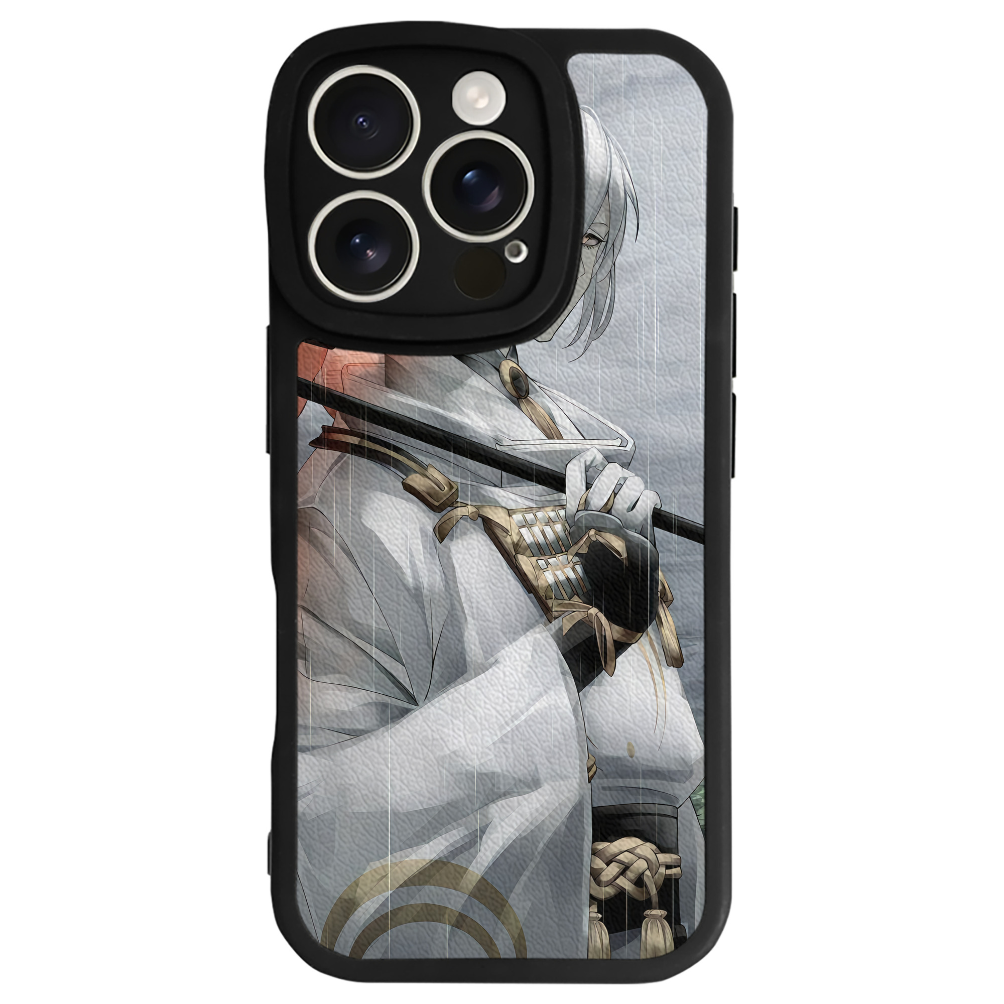 （画像用） 刀剣乱舞 Touken Ranbu 【iPhone 16シリーズ対応】シリコンスマホケース（レザー調） 材質：シリコン